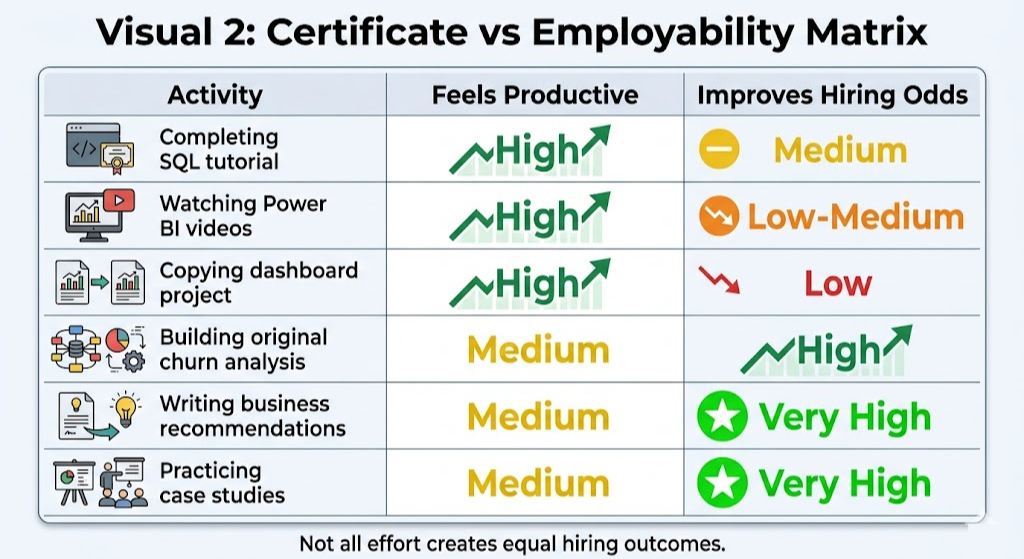 Not all effort creates equal hiring outcomes.